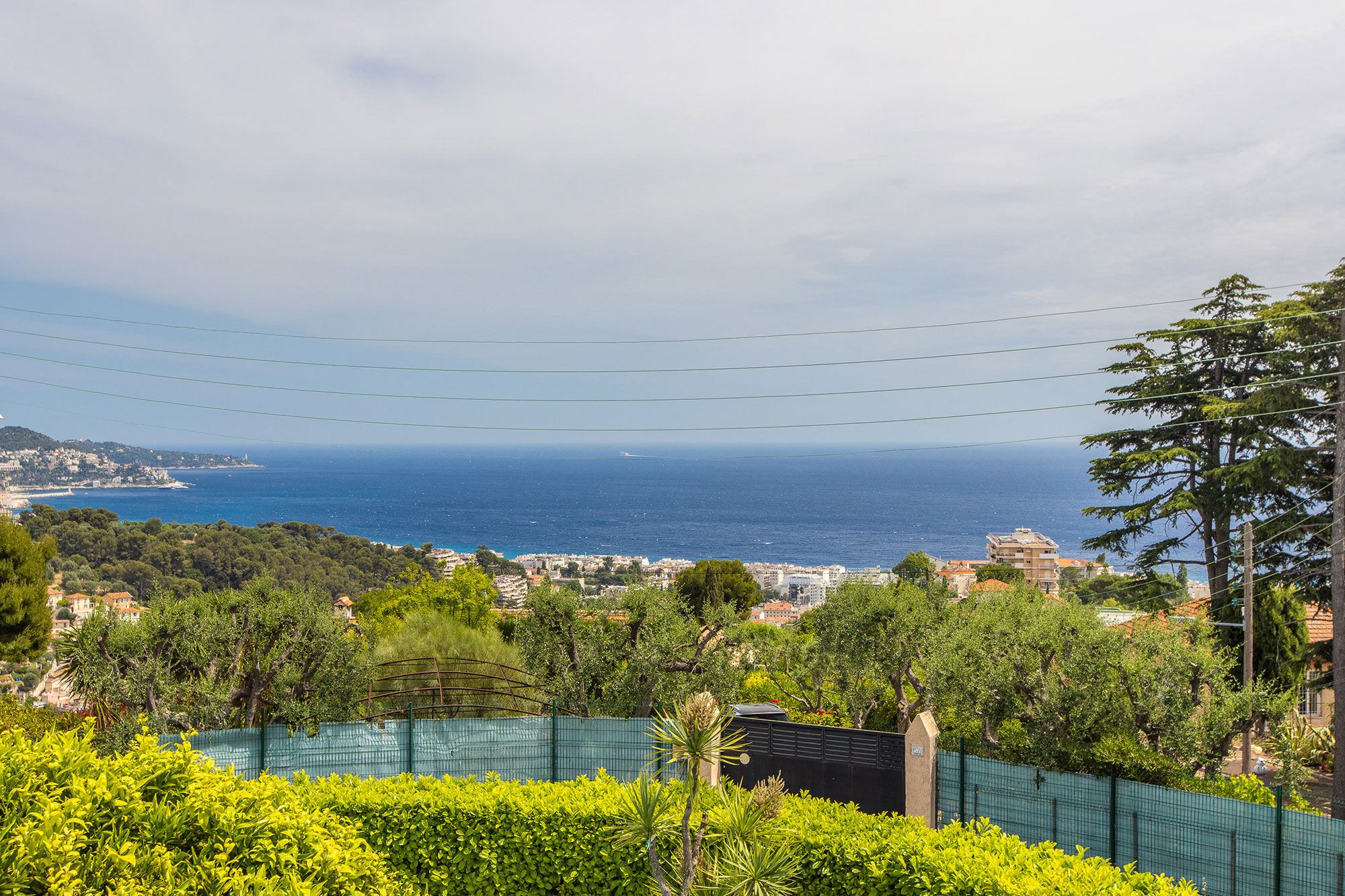 La vue sur la Baie de Nice